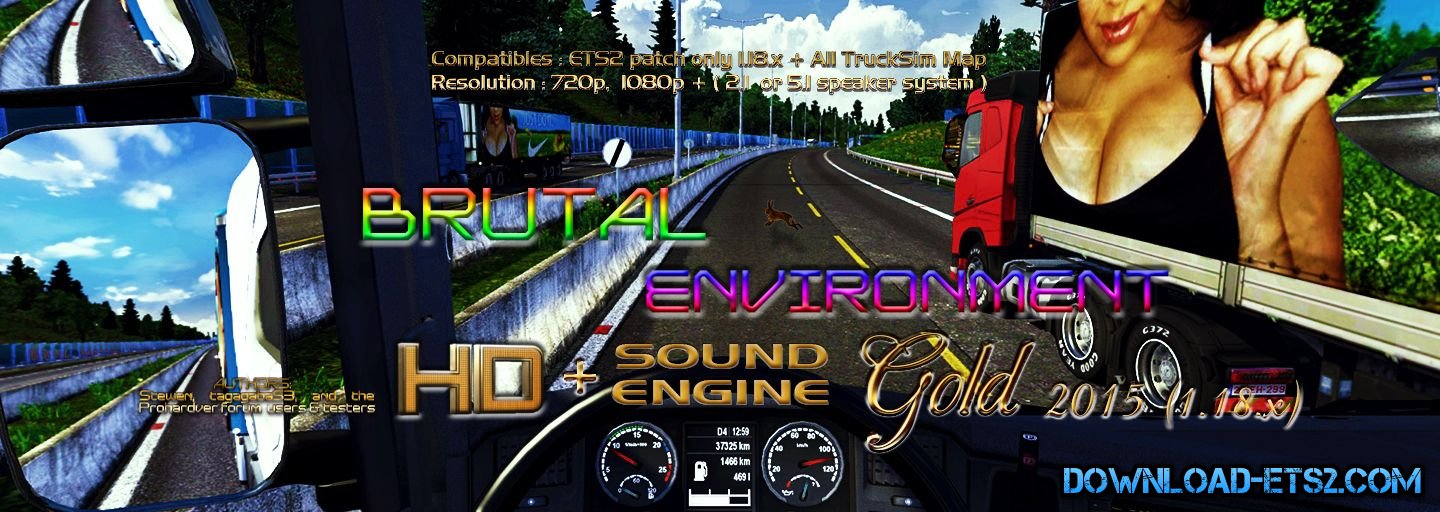 Brutal Environment HD + Sound engine GOLD ONLY 1.18.X patch FINAL