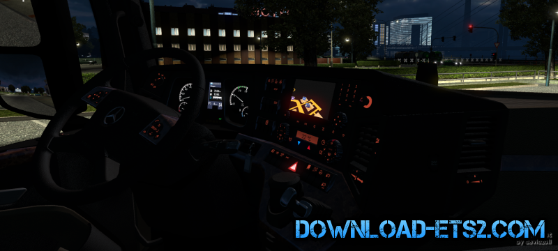 Realistic New Actros interior - 1.0