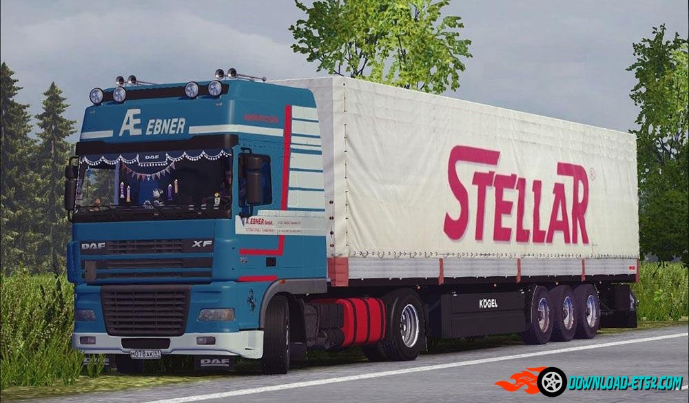 DAF XF 95 + TRAILER
