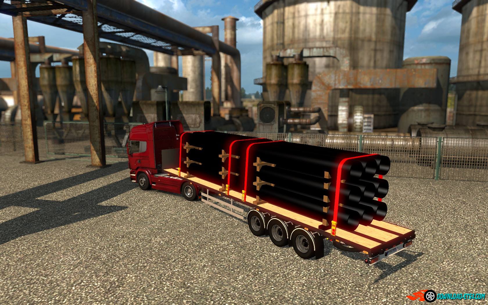 Pipe flatbed trailer by Kai'sModding