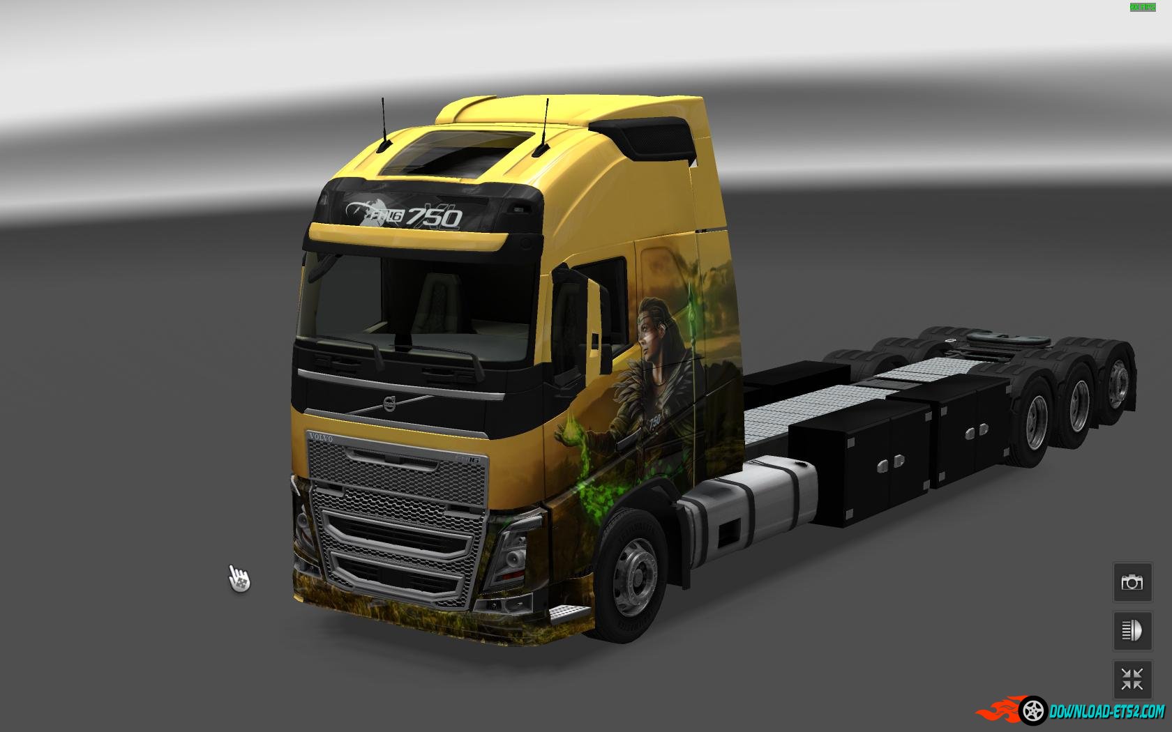 PACK VOLVO FH2012 TANDEM (25 METERS) 1.18.X