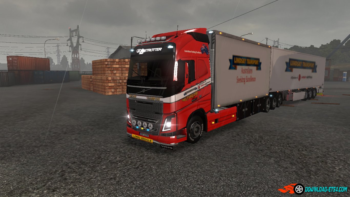 PACK VOLVO FH2012 TANDEM (25 METERS) 1.18.X