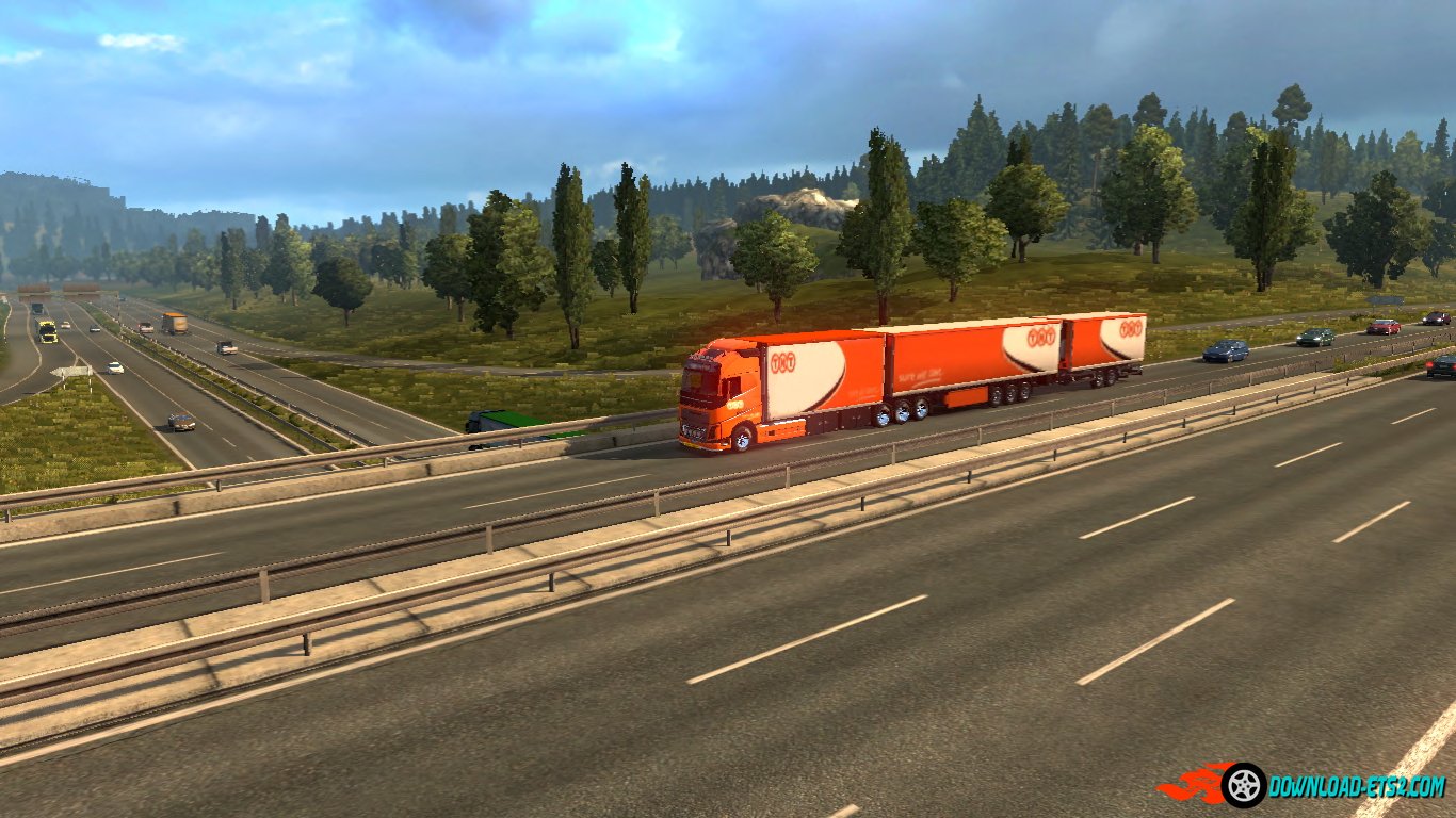 PACK VOLVO FH2012 TANDEM (25 METERS) 1.18.X