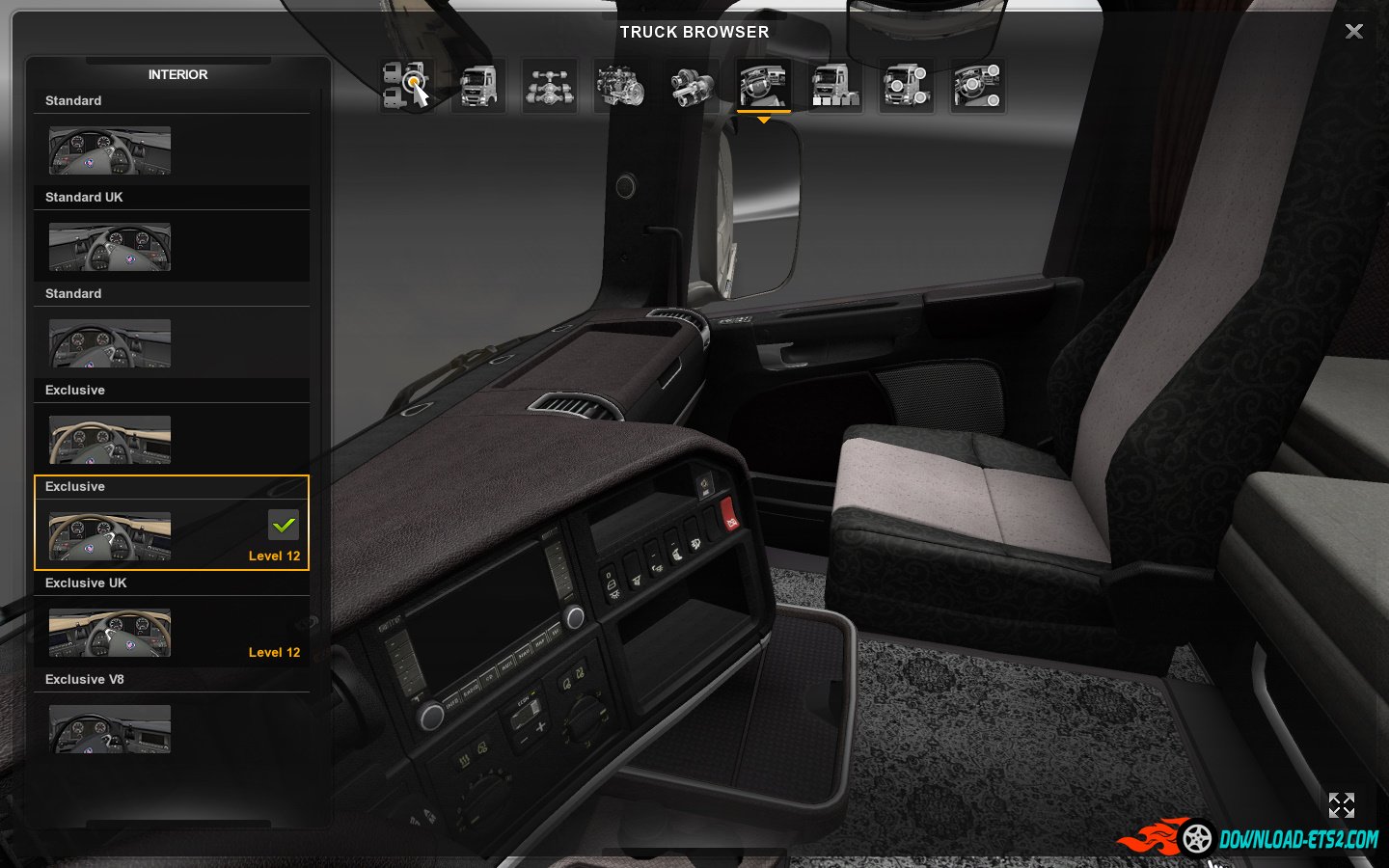 Leather Interior for Scania R by Baha2r