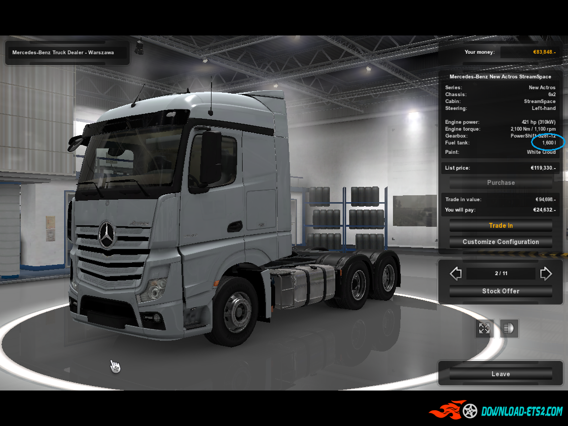 New Actros Extra Fuel & Stability by nima1371