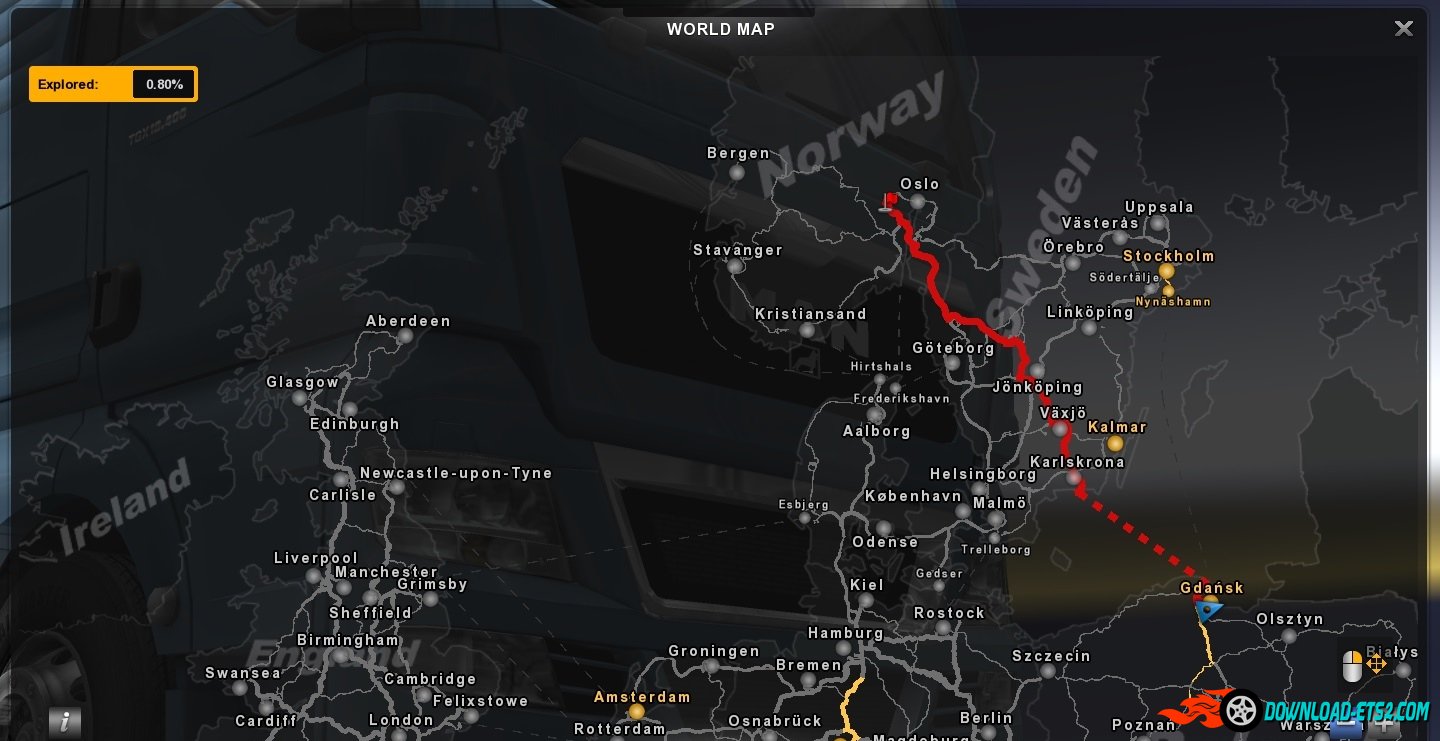 Country Names on Map by BLINKT