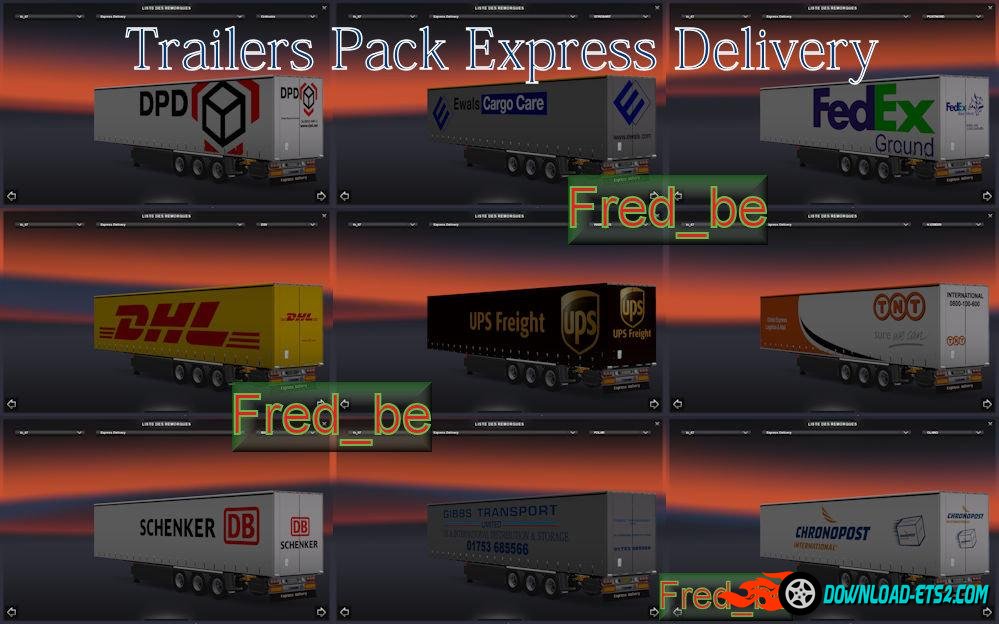 Trailers Pack "Express Delivery"[1.18.x]