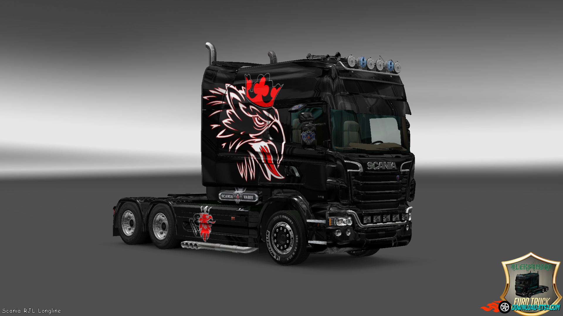 Skin "Vabis v8" for Scania RJL Longline