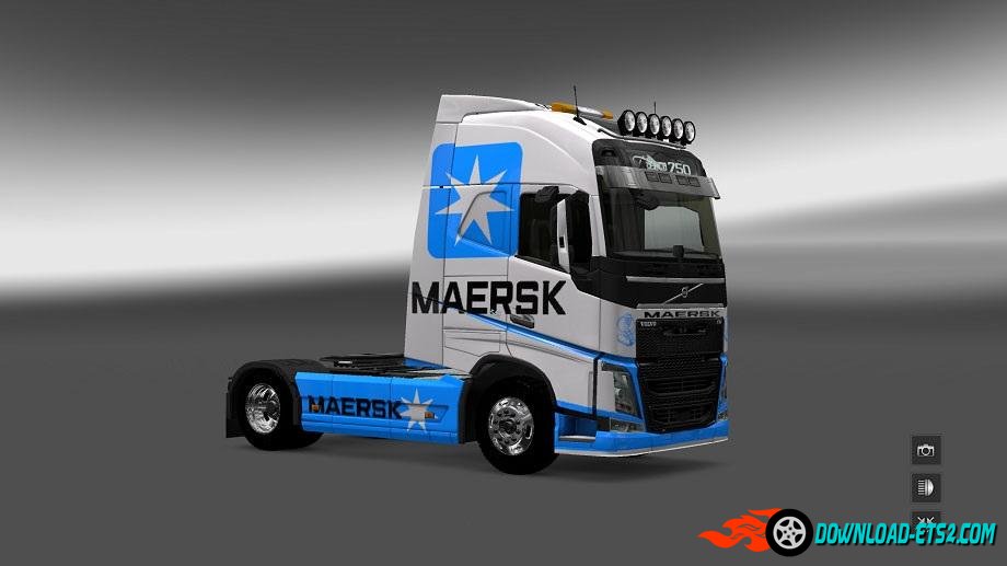 VOLVO FH 2012 MAERSK LINE SKIN
