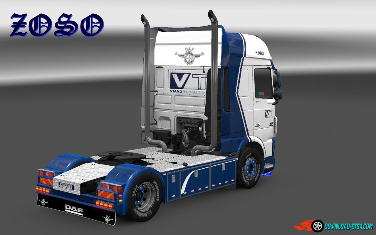 DAF XF E6 (OHAHA) "NICKOOT" INTERNATIONALE KOELTRANSPORTEN SKIN