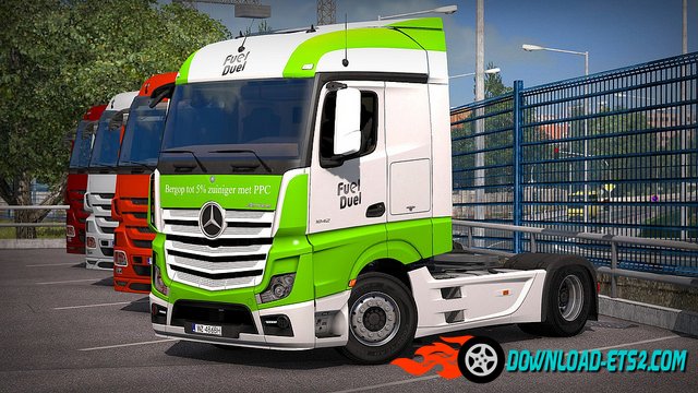 Mercedes Actros "Fuel Duel" skin by Borsuk
