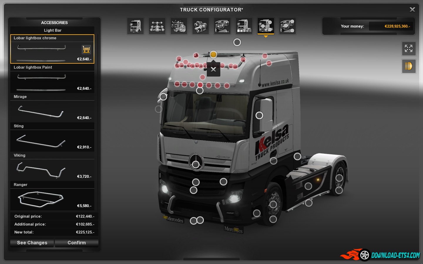 MERCEDES ACTROS MPIV 2014 + TUNING FINAL