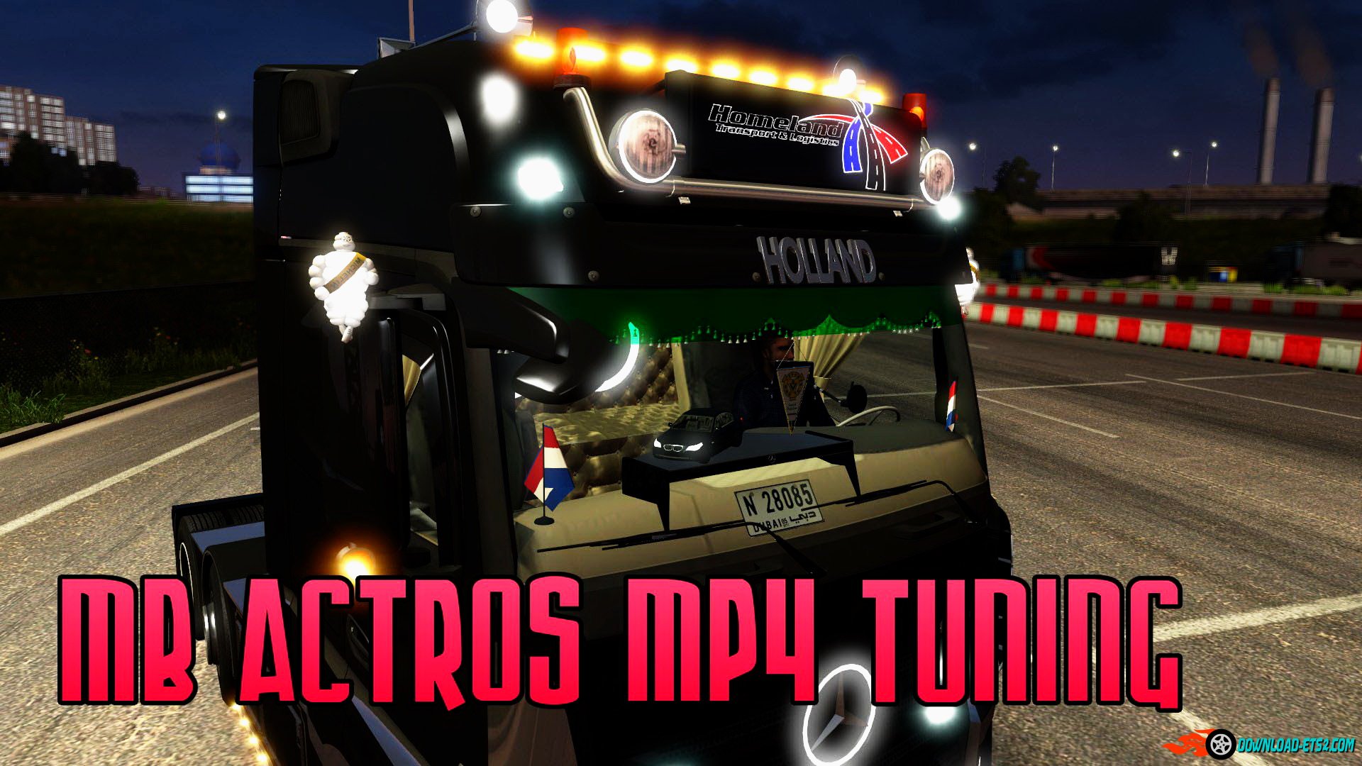 Mercedes Actros MP4 Tuning Mod (1.19.X)