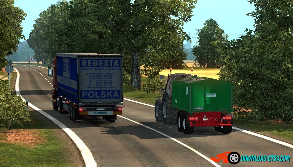Tractor with Trailer in Traffic v 1.1[1.20.x]