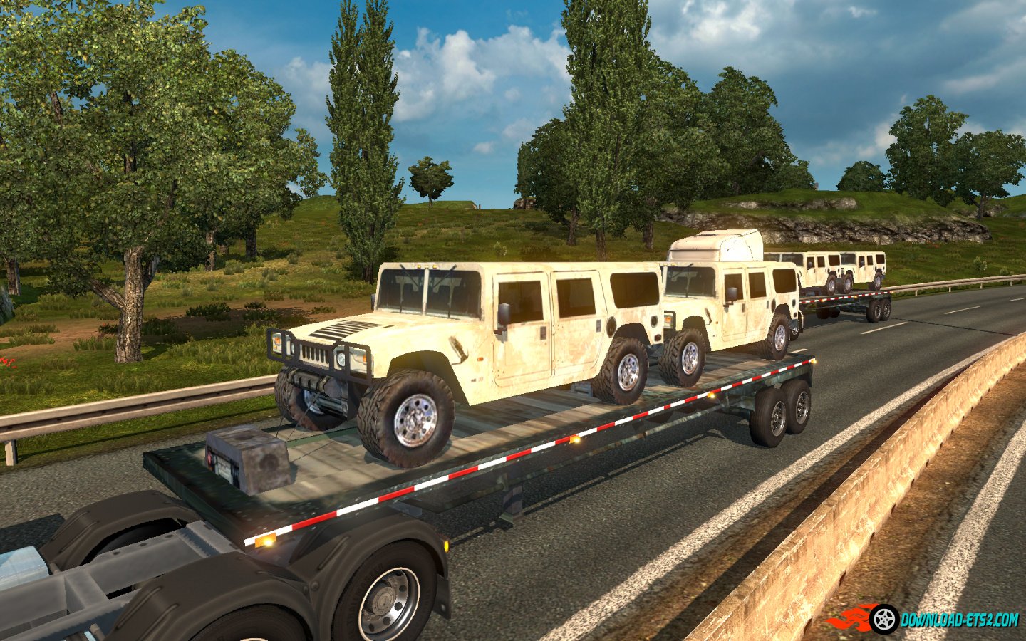 Military Hummer Trailer [1.20]