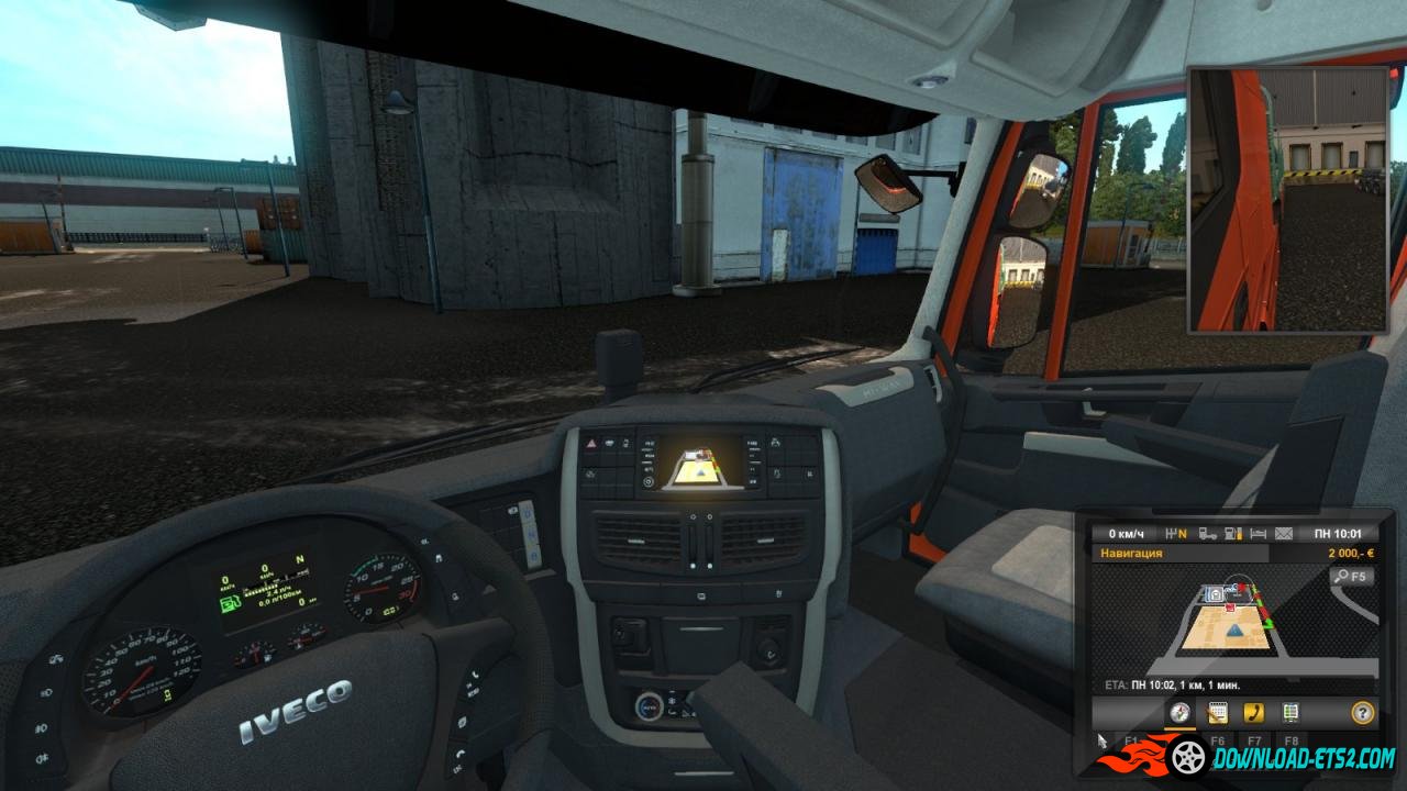 Black Dashboard for Iveco Hi-Way » ETS2 mods | Euro Truck Simulator 2 ...