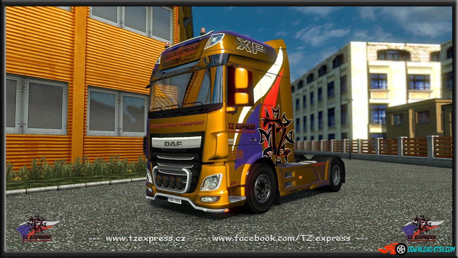 DAF XF EURO6 TZ EXPRESS SKIN