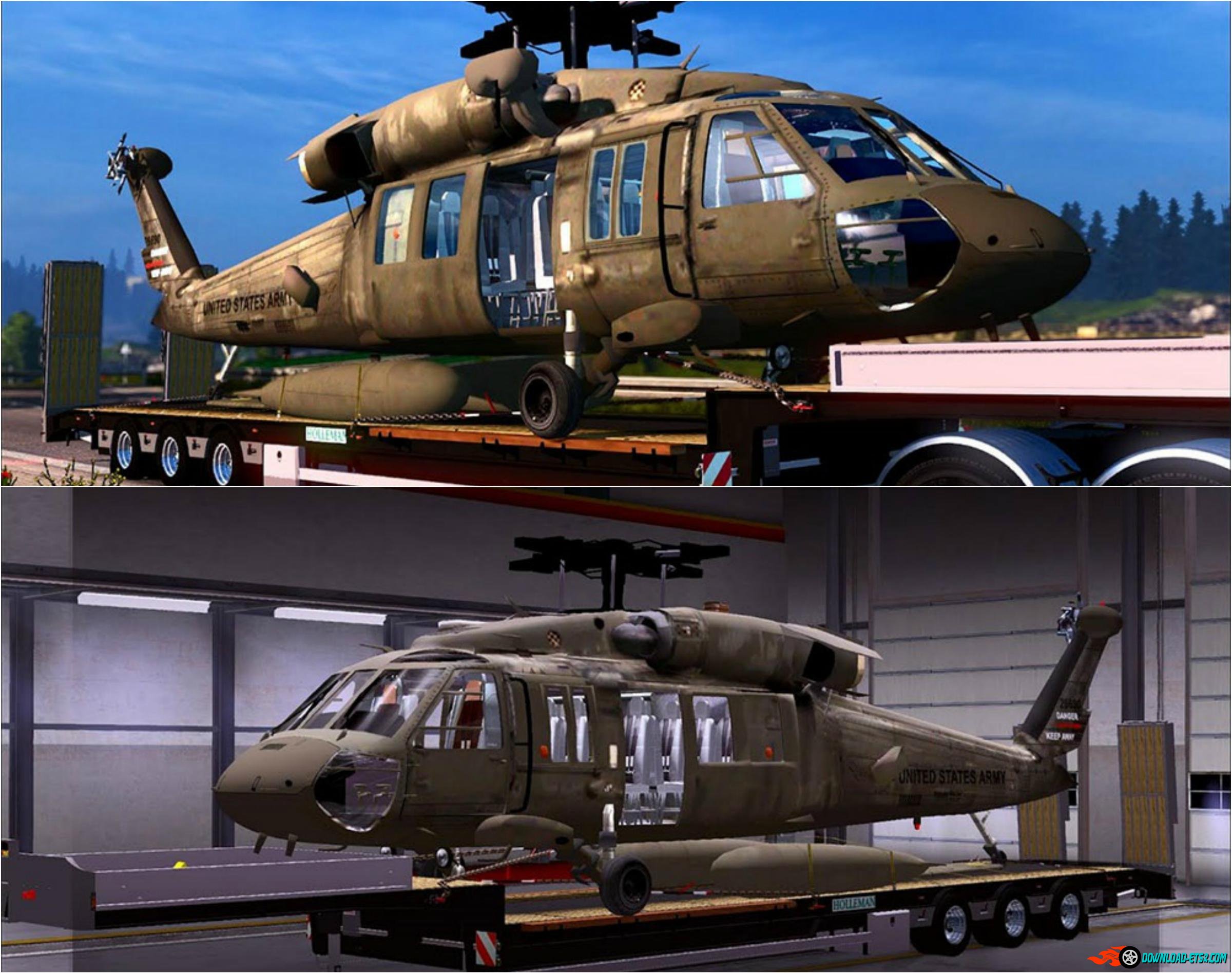 UH-60 Black Hawk Trailer V3