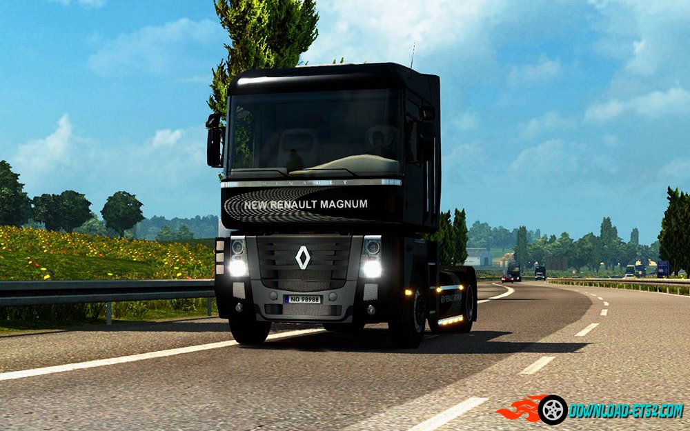 New Renault Magnum Skin + Interior by Piva