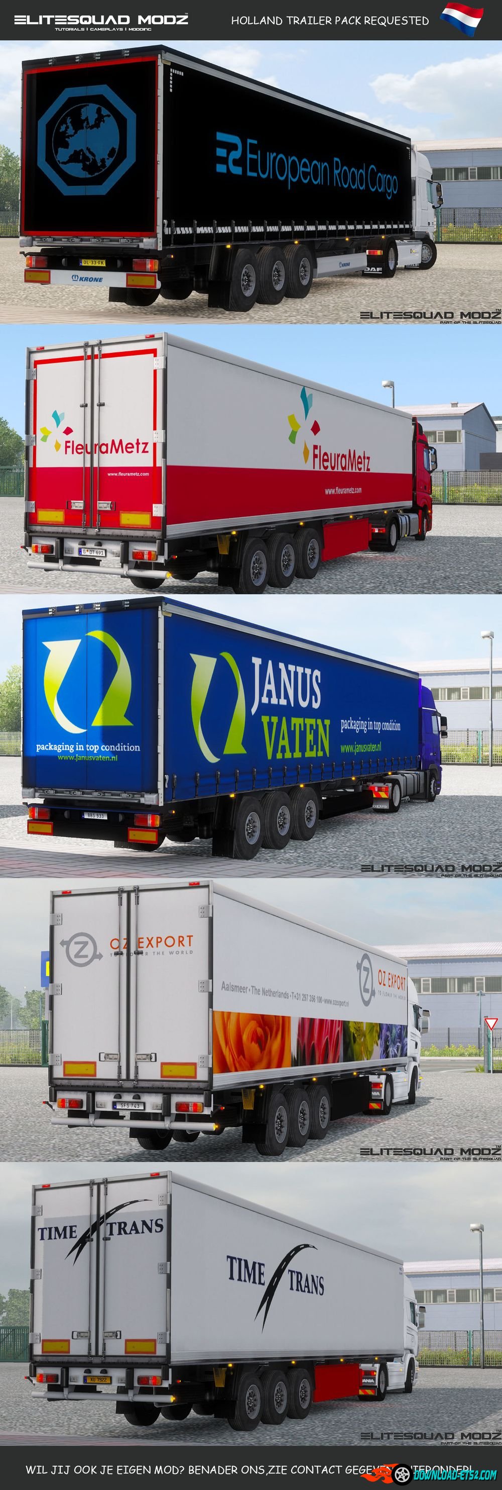 Holland Trailer pack (requested)