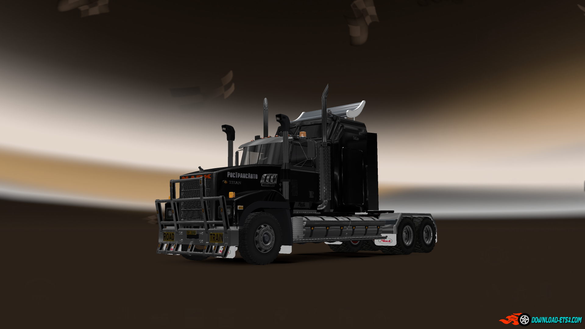 "RosTransAvto"Skin for Mack Titan V8
