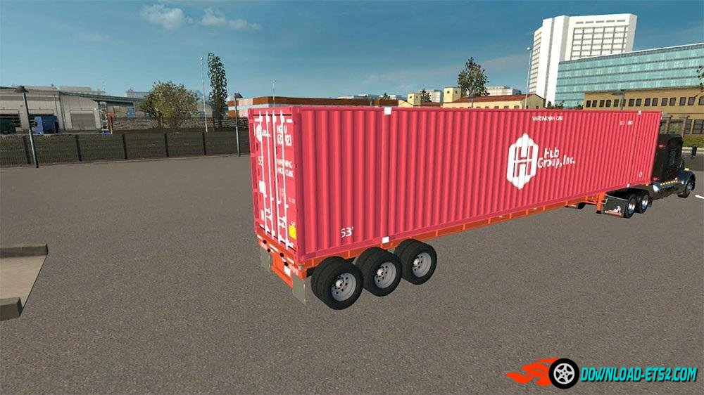 Trailer Chassis Container 53ft v1.1