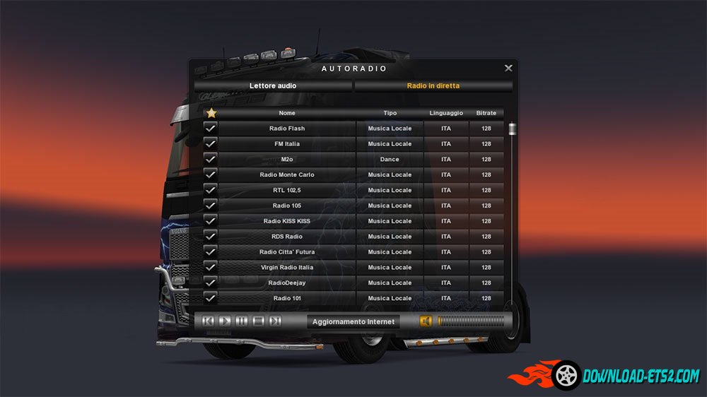 ETS2 Live Italian Radio