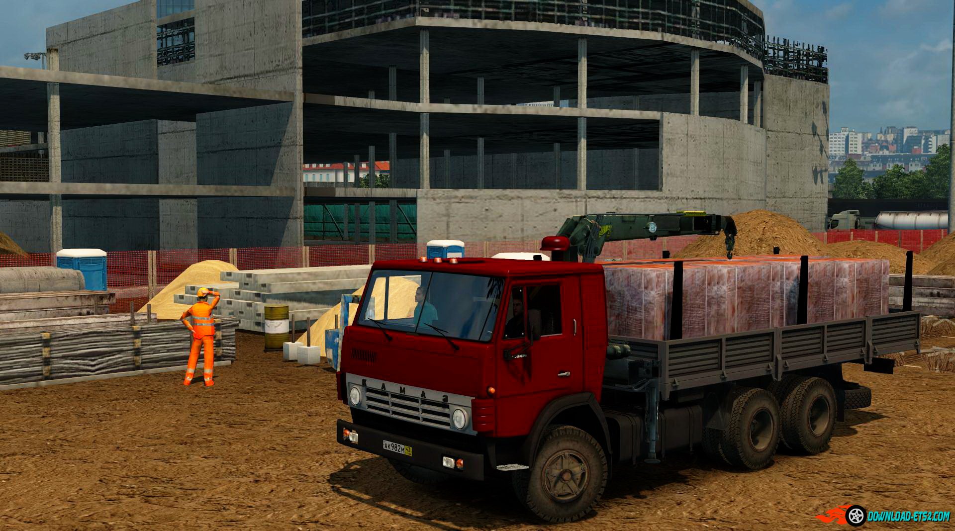 KamAZ 53212 + Trailers SZAP 83571 v3.0