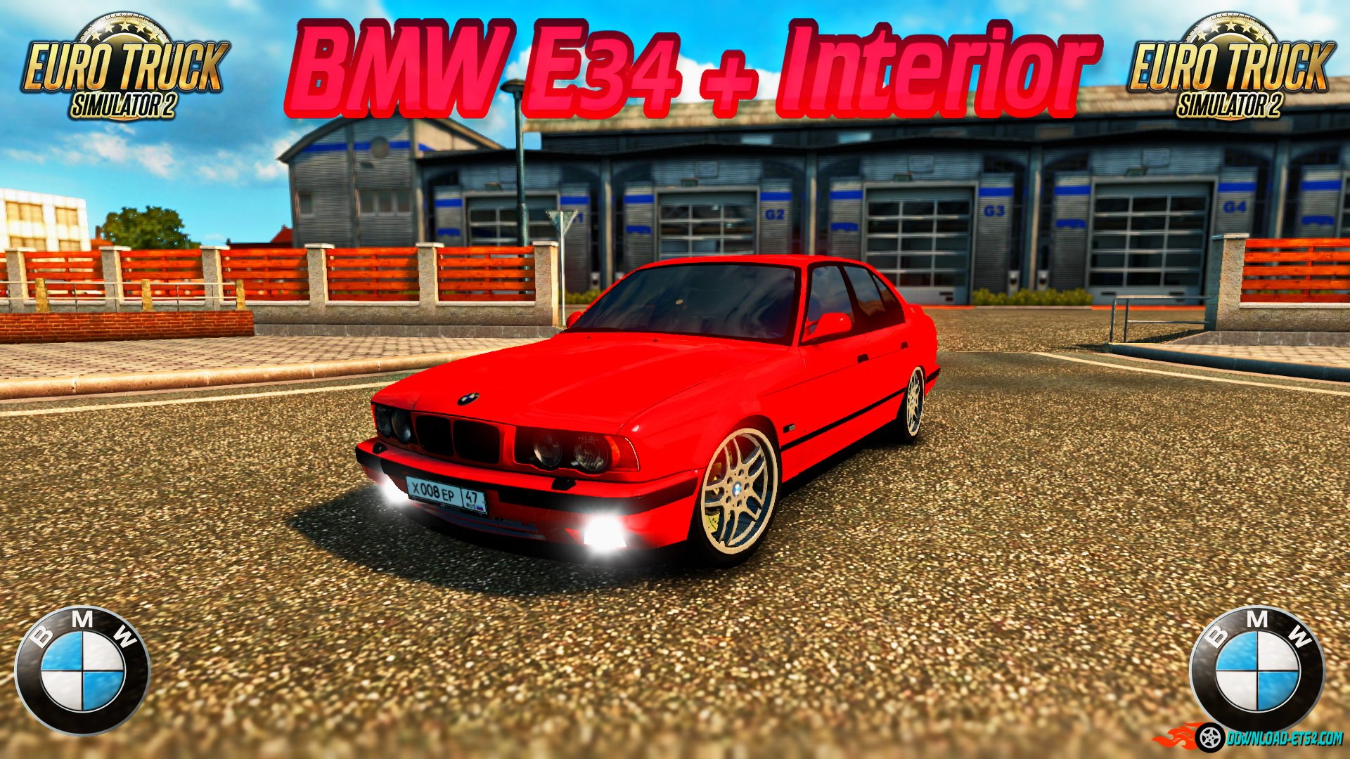 BMW E34 + Interior v1.0 by Vinzel
