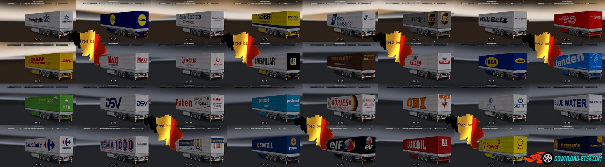 Trailers Pack Universal Replaces  [1.22.X]