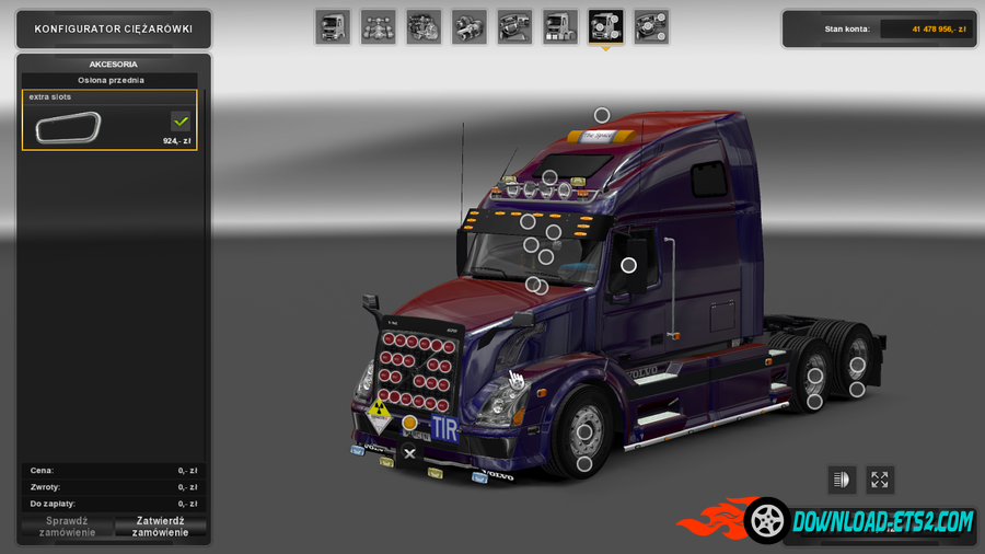 Volvo VNL 670 v1.25 [for ETS2 v1.22+]