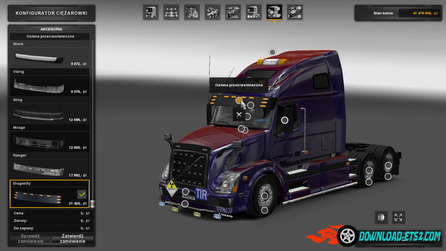 Volvo VNL 670 v1.25 [for ETS2 v1.22+]
