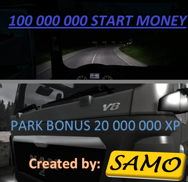 Start Money 100 000 000 + 20 000 000XP