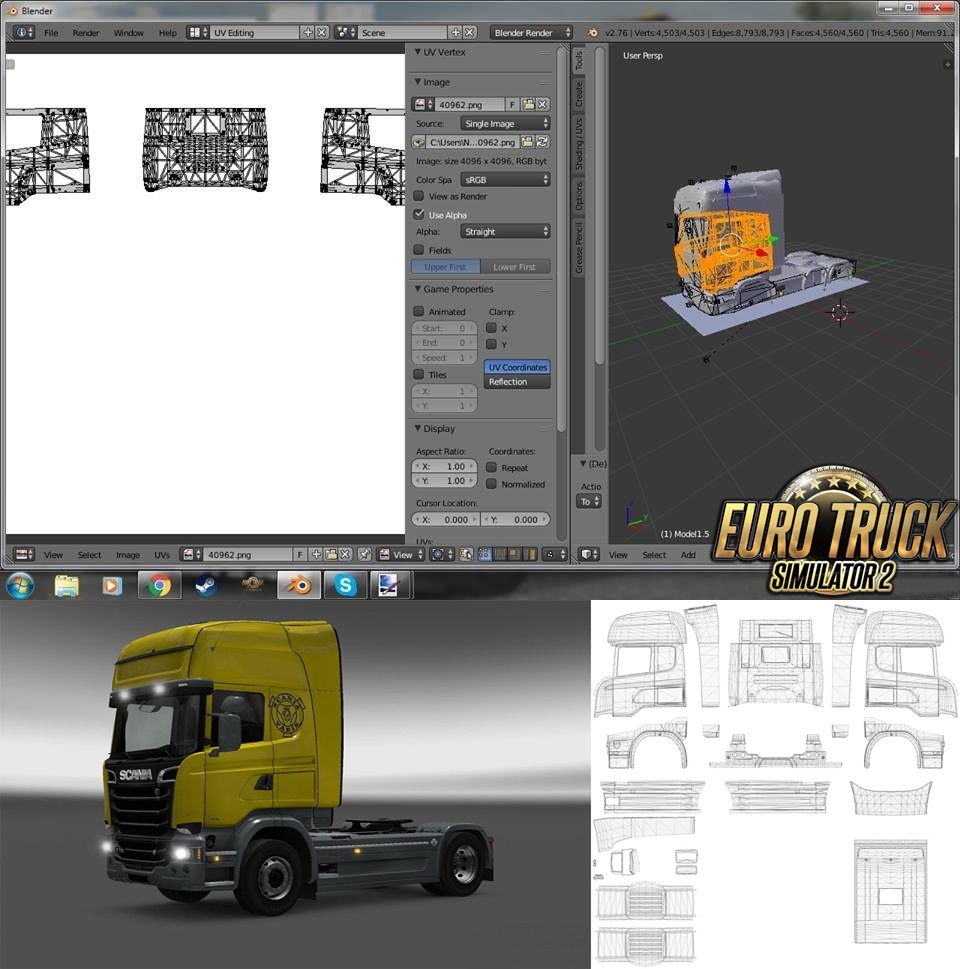 Template for Scania Streamline by Scs