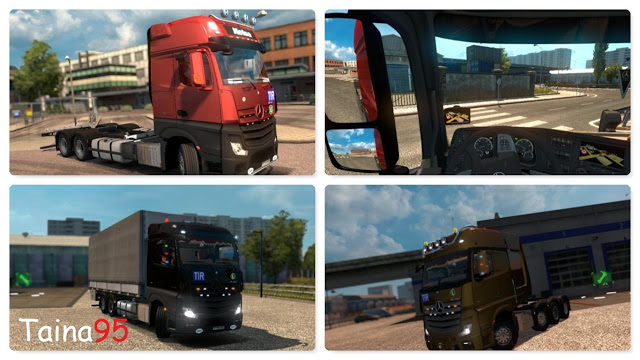 Mercedes Actros Mp4 V1.11 by Taina95