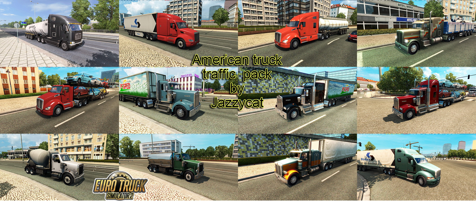American Truck Traffic Pack v2.6.8 by Jazzycat (1.47.x) for ETS2