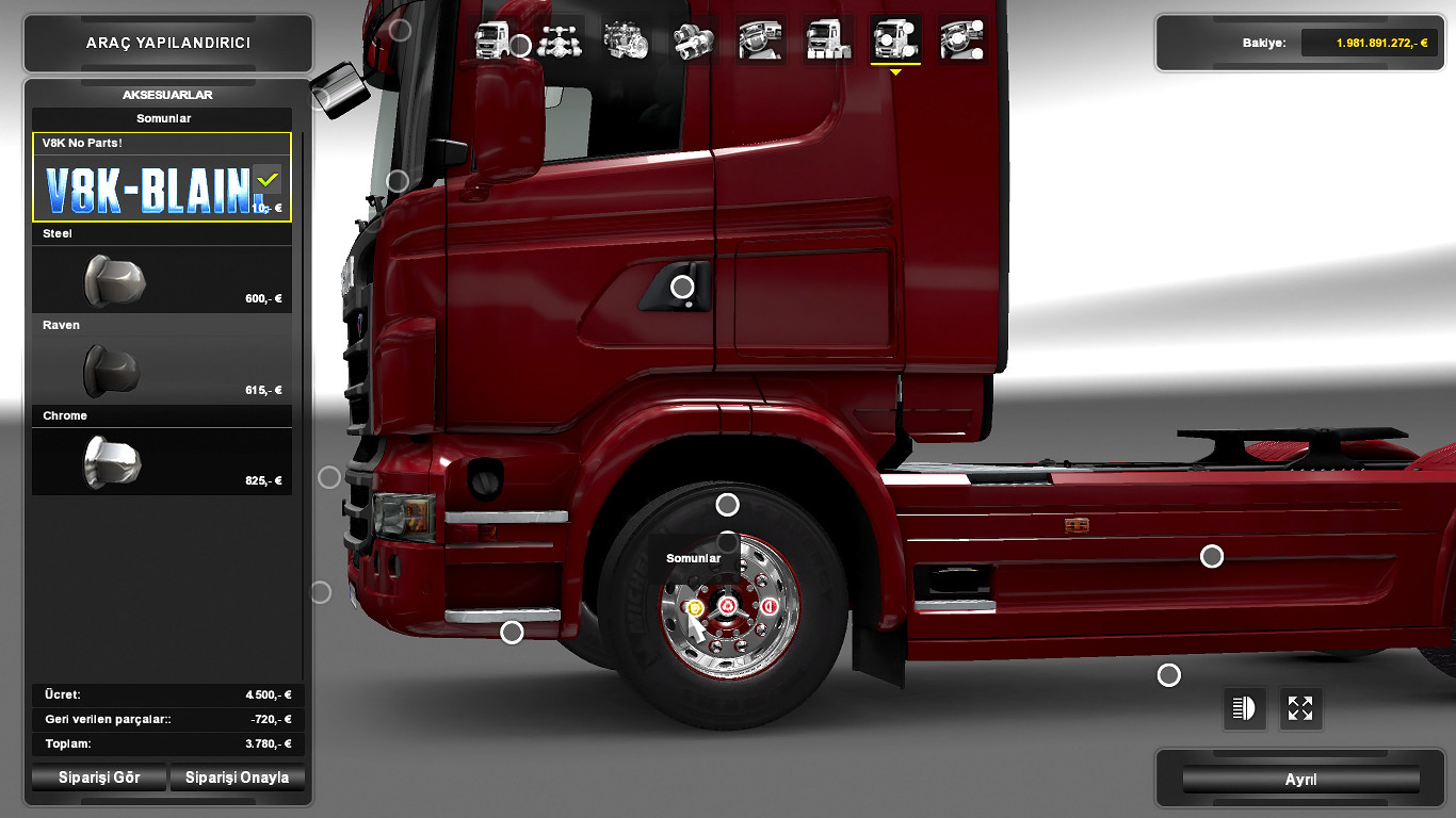 V8K Scania Michelin Wheels v3.0 [1.23.x]