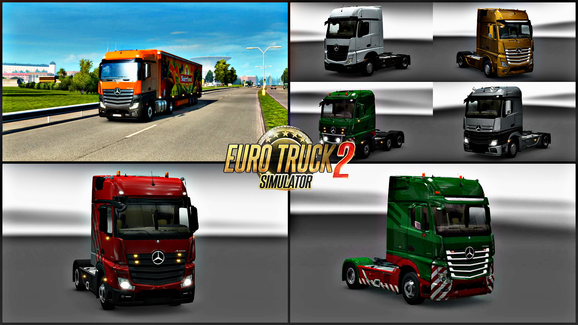 Plastic Parts for Mercedes Actros MP4 v3.4.0 by davidzoli