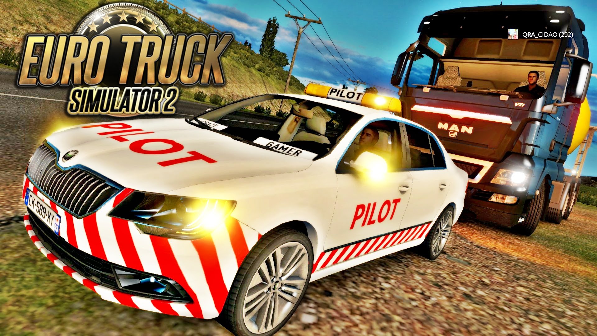 Escoltando Caminhão - Euro Truck Simulator 2 Multiplayer