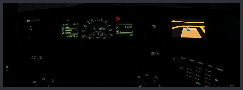 Volvo FH16 2012 Dashboard Lighting v1.2 by nIGhT-SoN