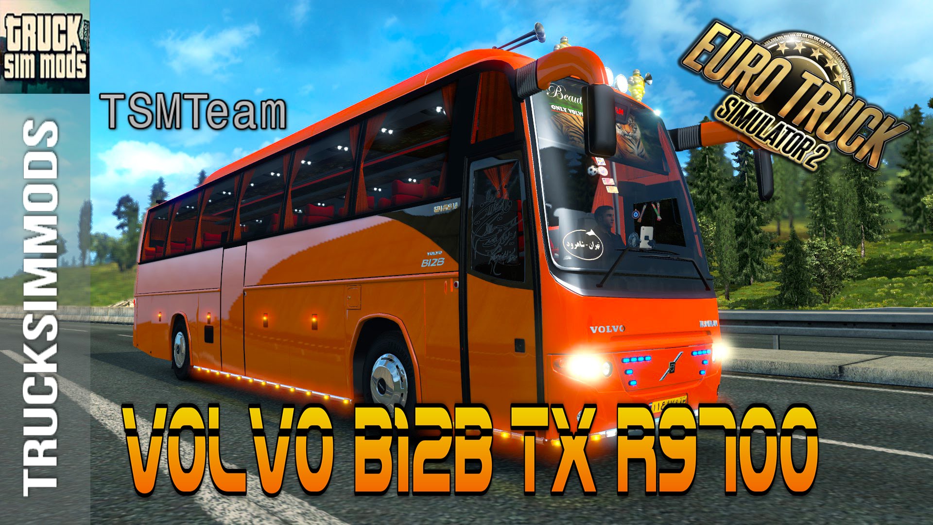 Bus Volvo B12B TX R9700 + Passenger mod v1.0