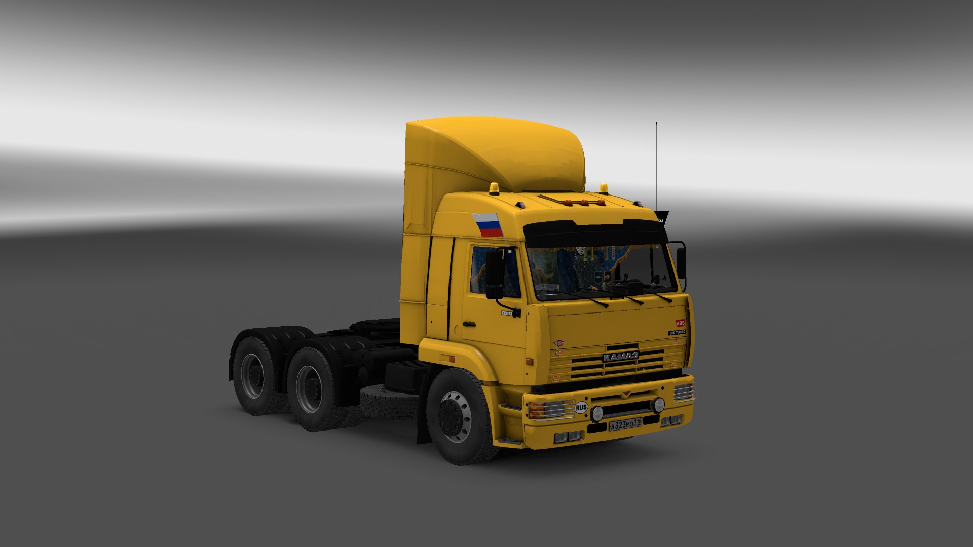 KamAZ 5460 + Interior + Cabin & Flags DLC v1.0