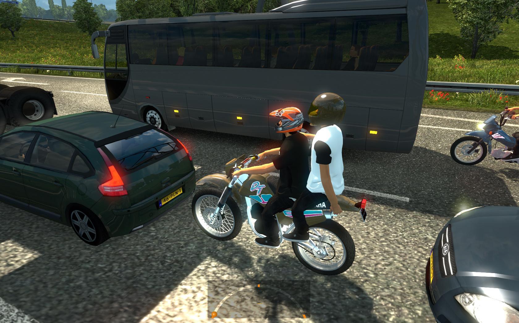 Bikers in traffic for ETS2 [v1.23 and 1.24]