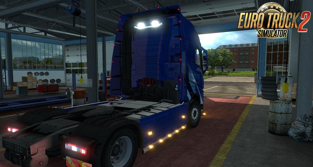 New Volvo FH16 Accessories + Interior v2.5 1.25x
