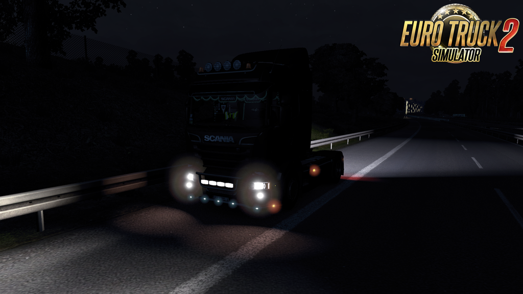 Bright reverse light for Ets2
