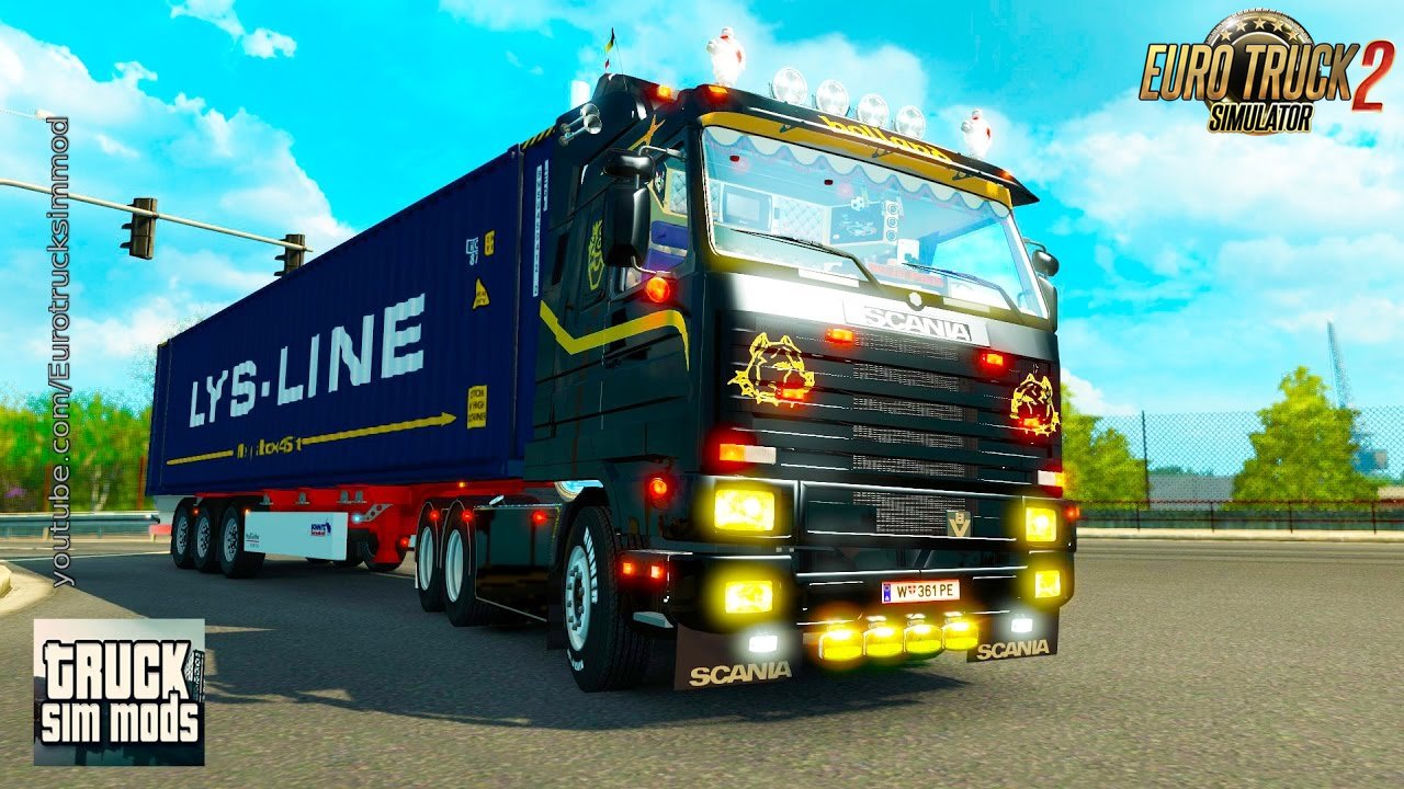 Scania 143m + V8 Sound for ETS 2