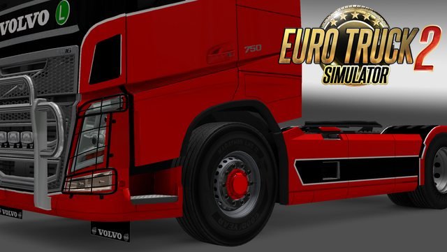 Hub reduction axle cap by KCl v2.5 for Ets2