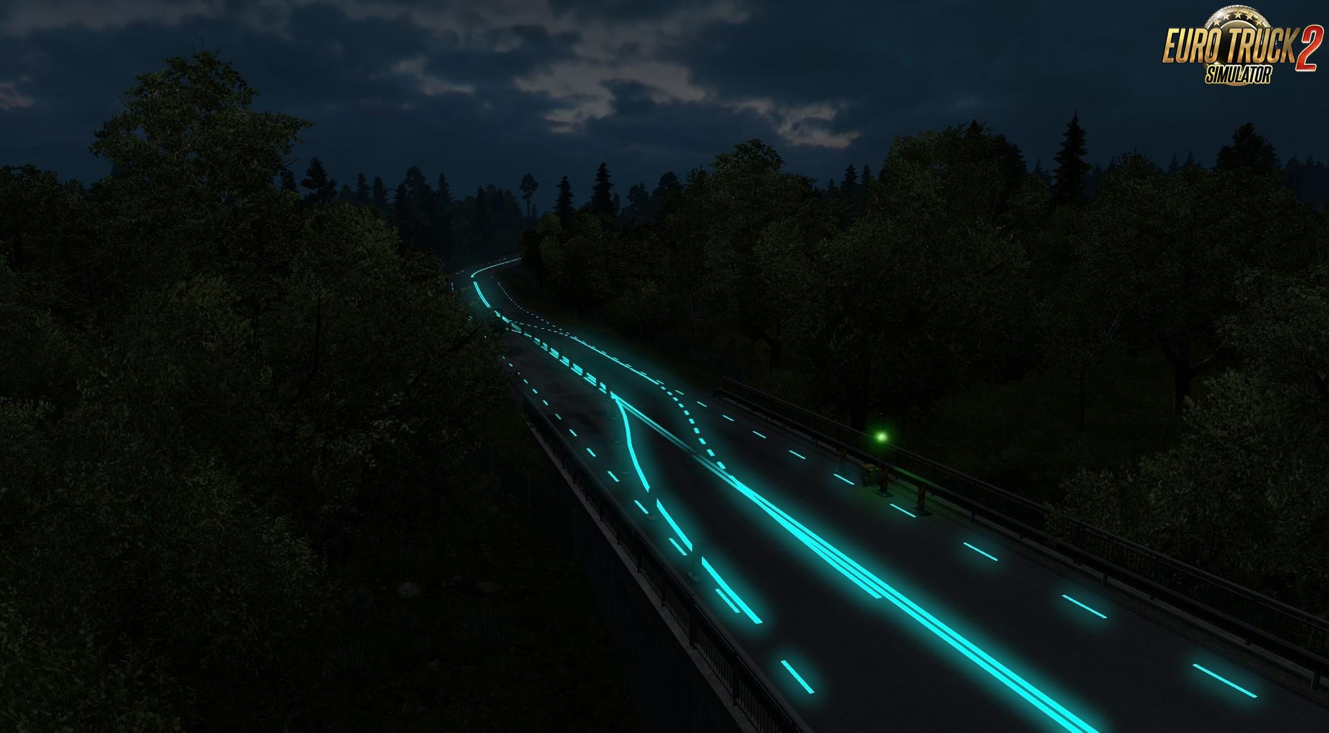 Roadways Luminous v1.0 for Ets2