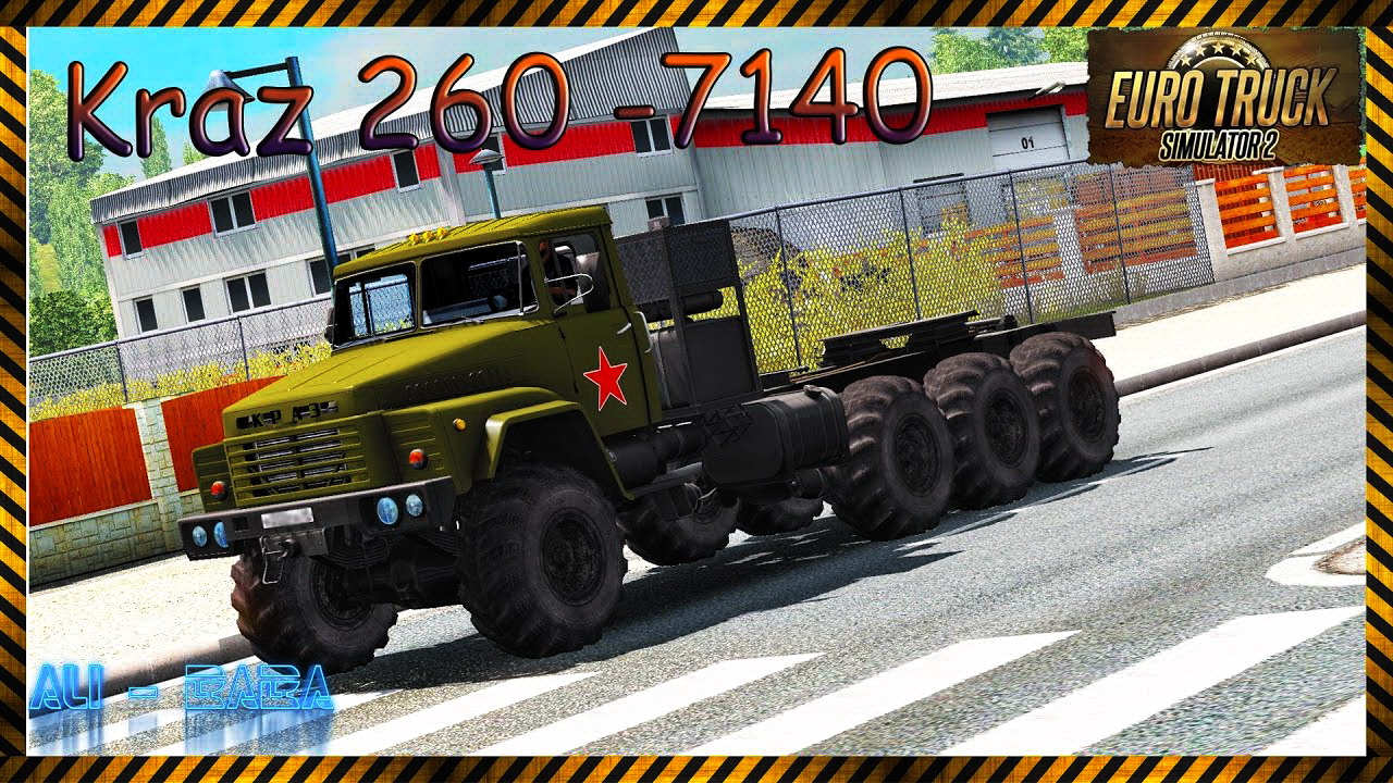 Kraz 260-7140 + Interior + Trailer v1.0 (1.26.x)