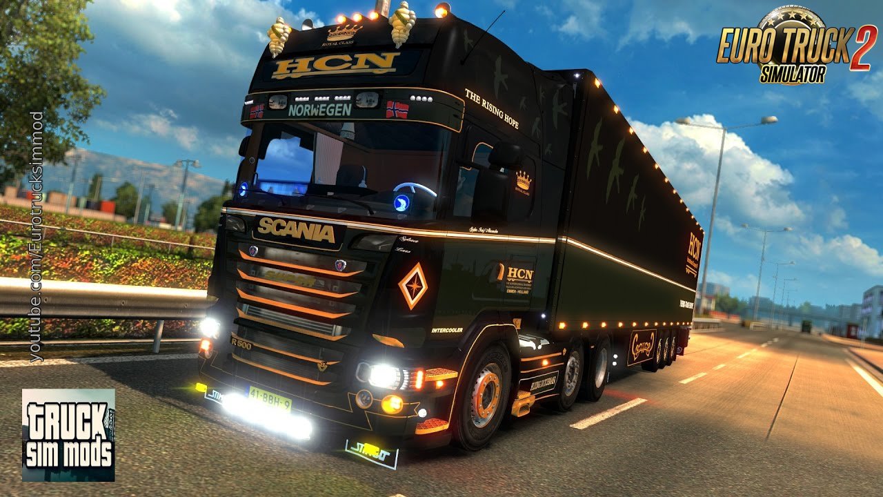 Scania R500 HCN with Schmitz Trailer - Euro Truck Simulator 2